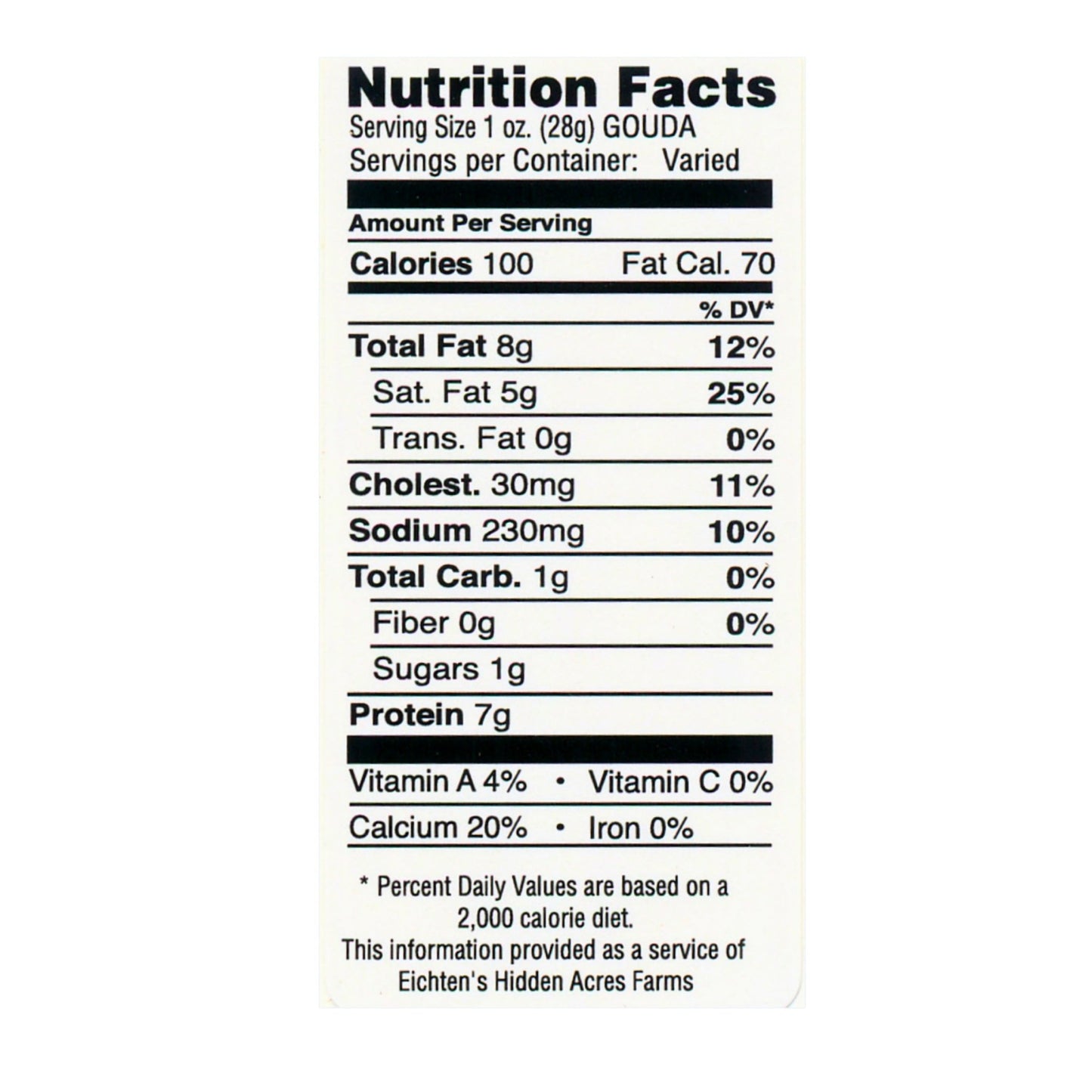 Eichtens Caraway Gouda Cheese 8 oz - Eichtens Cheeses, Gifts & FoodsCheese