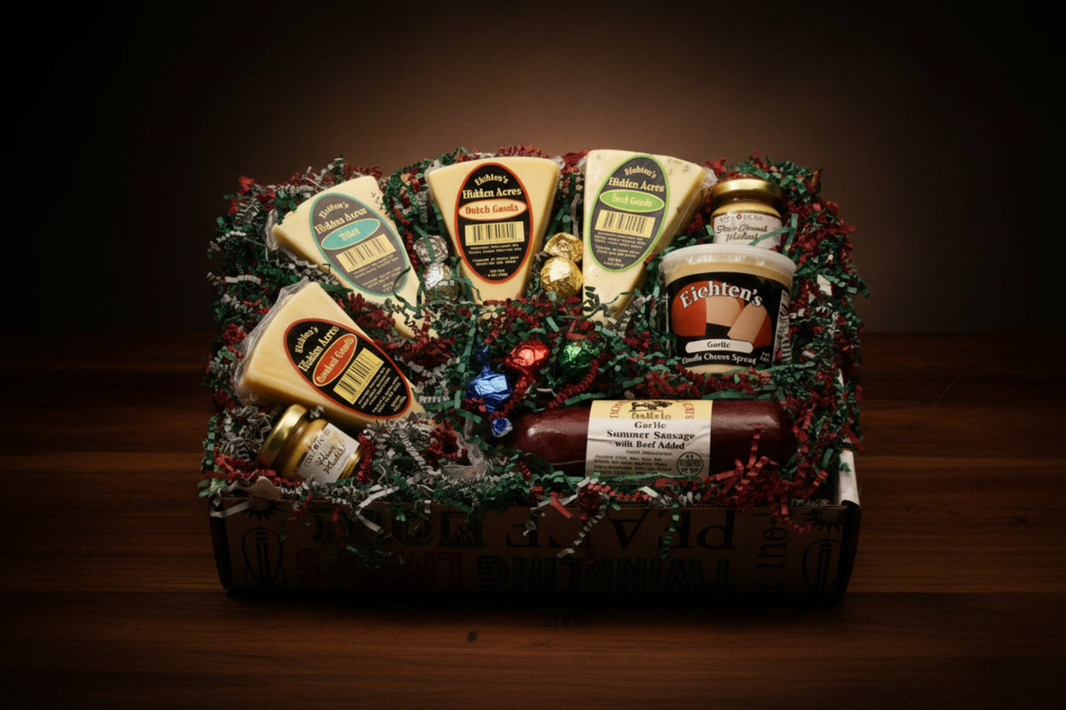 Mary's Variety Cheese and Sausage Gift Box - Eichtens Cheeses, Gifts & FoodsAll Products