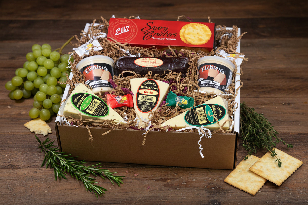 Midwest Sampler Gift Box - Regular - Eichtens Cheeses, Gifts & FoodsAll Products