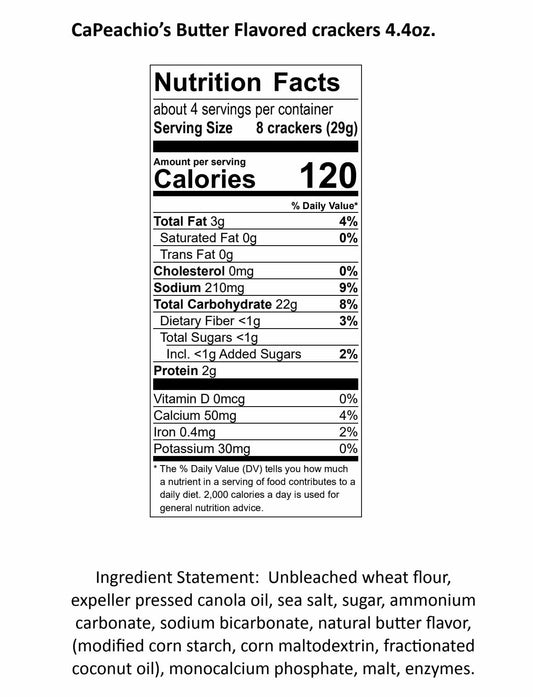 Natural Butter Crackers - Eichtens Cheeses, Gifts & FoodsAll Products