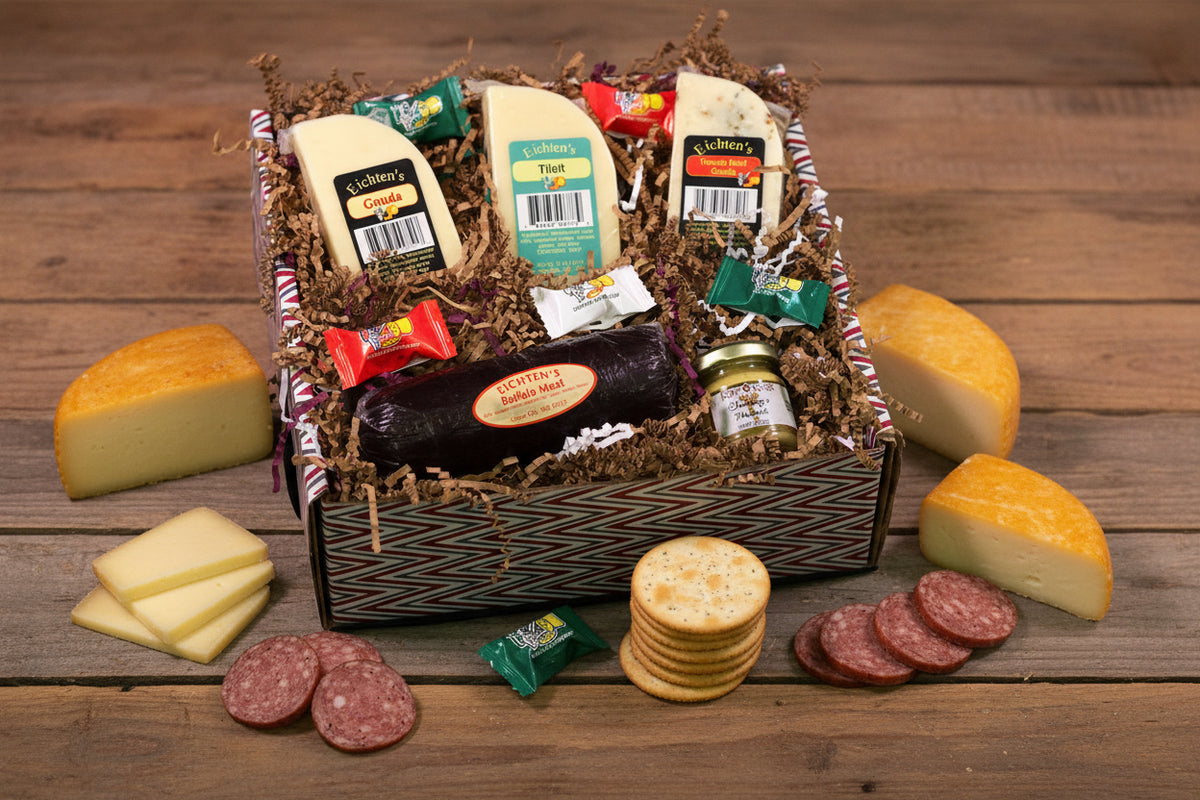 Tidbit Cheese and Sausage Gift Box - Eichtens Cheeses, Gifts & FoodsAll Products