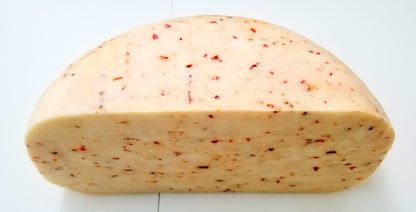 Gouda Cheese Foodservice -  Chipotle Pepper 5 lba Half Wheel - Eichtens Cheese