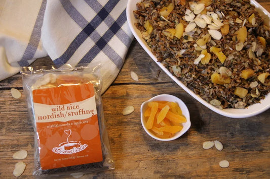Almond & Apricot Wild Rice Hotdish / Stuffing