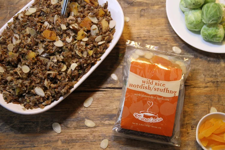 Almond & Apricot Wild Rice Hotdish / Stuffing