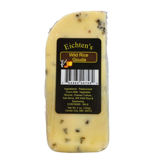 Eichtens Wild Rice Gouda Cheese 5 oz Wedge