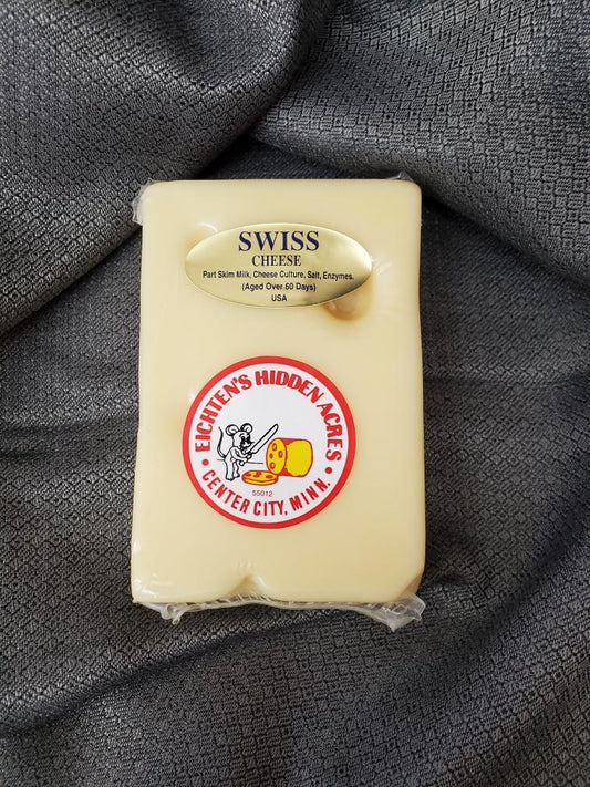 Aged Swiss Cheese 8 oz. - Eichtens Cheeses, Gifts & FoodsAll Products