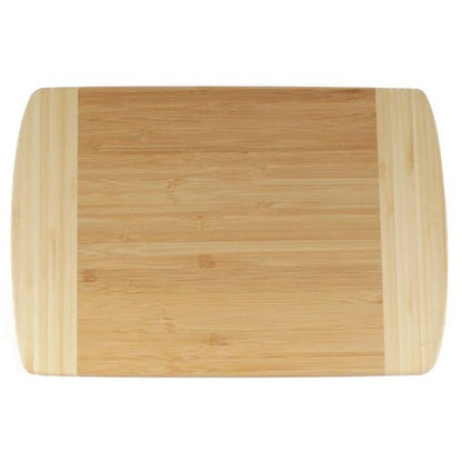Bamboo Small Two-Tone Cutting Board 12" x 8" x 0.75" - Eichtens Cheeses, Gifts & Foods
