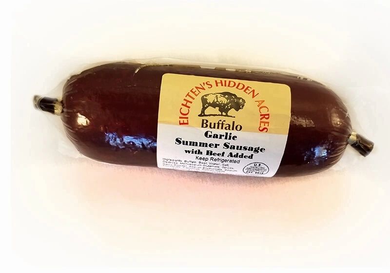Bison Summer Sausage Chub - Eichtens Cheeses, Gifts & FoodsAll Products
