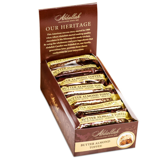 Butter Almond Toffee Bar 1.1 oz - Eichtens Cheeses, Gifts & FoodsCandy & Chocolate