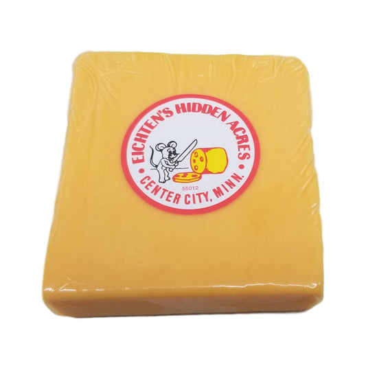 Cheddar Cheese, Yellow (Mild to Aged, Variety of Ages) 8 oz - Eichtens Cheeses, Gifts & FoodsAll Products