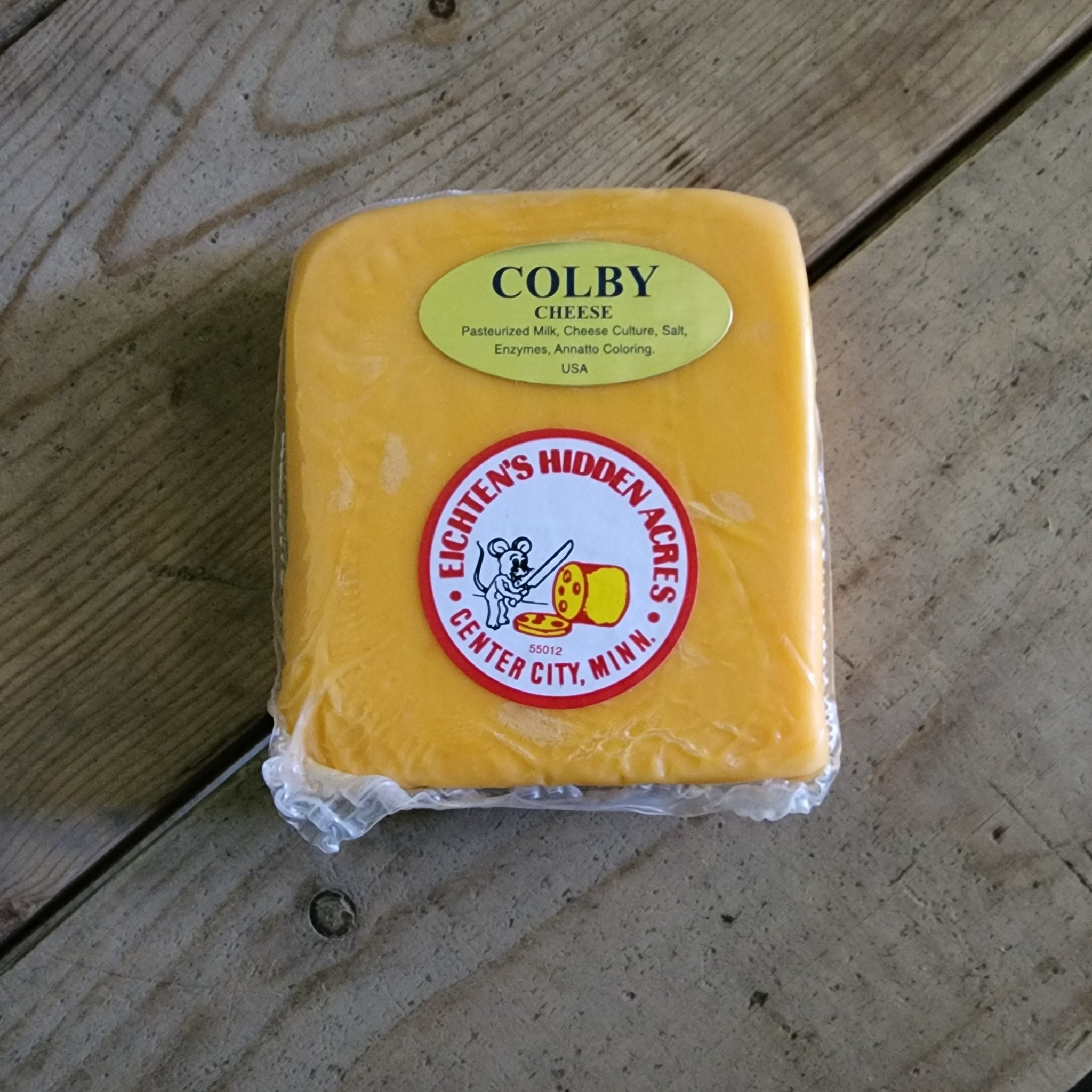 Colby Block Colby Cheese Block 8 oz – Eichtens Cheeses, Gifts & Foods