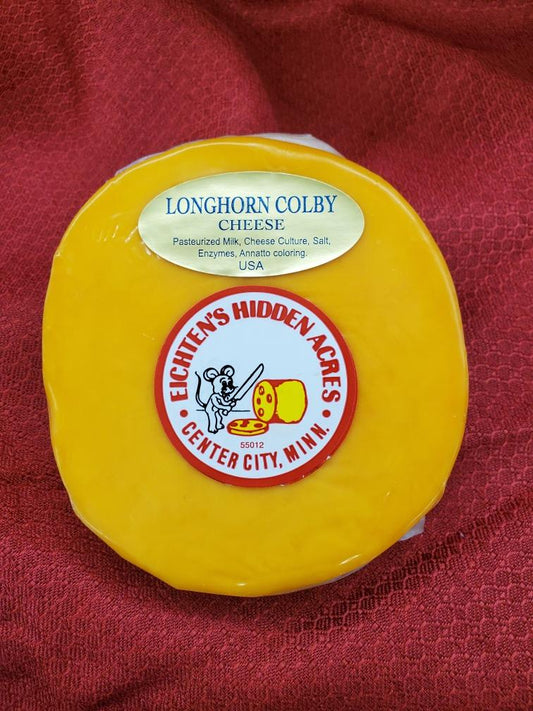Colby Cheese Longhorn 1/2 lb - Eichtens Cheeses, Gifts & FoodsAll Products