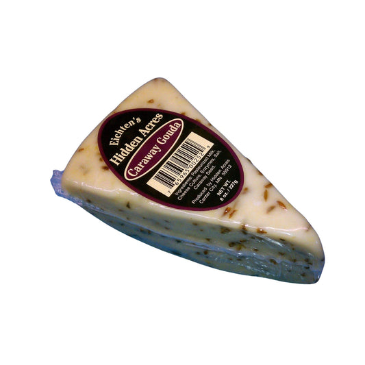 Eichtens Caraway Gouda Cheese 8 oz - Eichtens Cheeses, Gifts & FoodsCheese