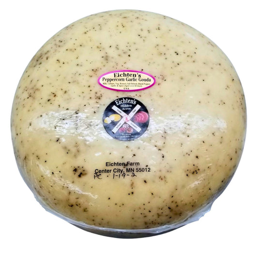 Eichtens Peppercorn Garlic Gouda Cheese - Eichtens Cheeses, Gifts & FoodsAll Products
