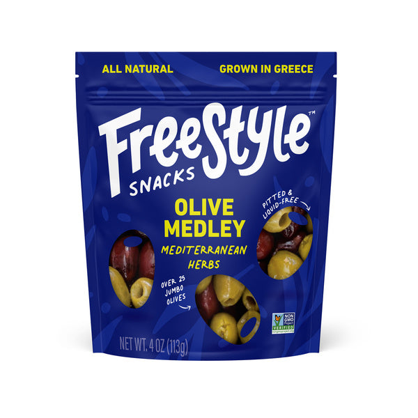 Freestyle Mediterranean Herb Olives 4 oz Bag