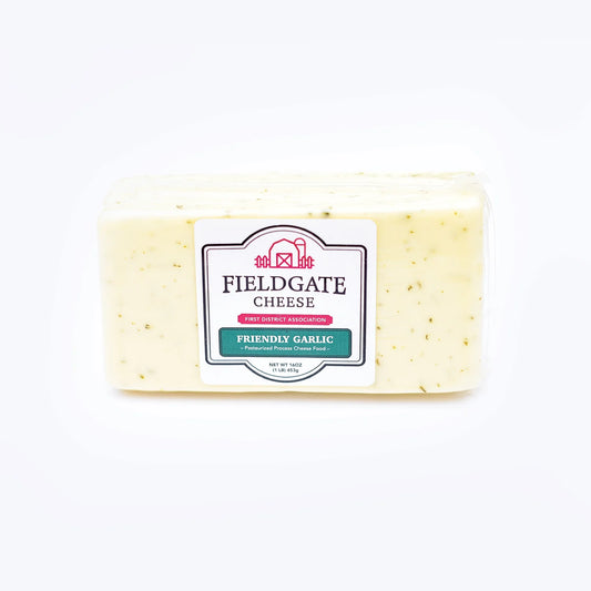 Friendly Garlic Cheddar Cheese 1# Block