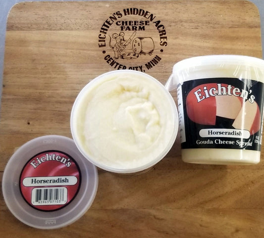 Horseradish Gouda Cheese Spread - Eichtens Cheeses, Gifts & FoodsAll Products