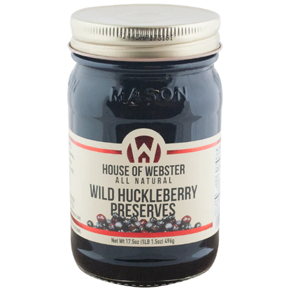 Eastern Huckleberry Preserve 17.5 oz Jar