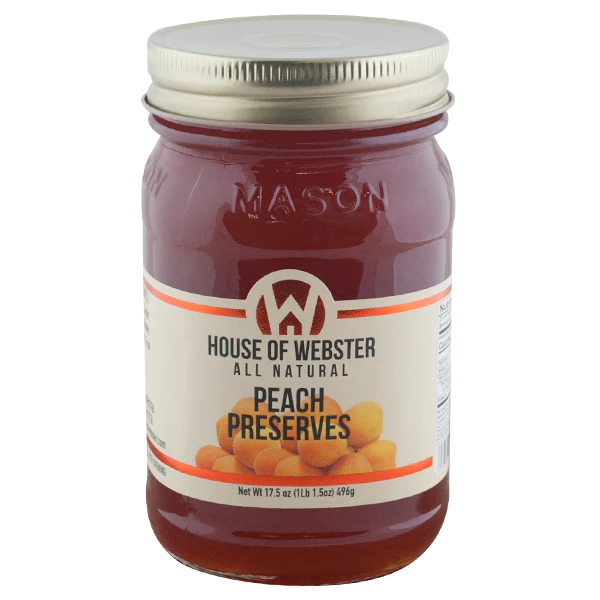 Peach Preserve 17.5 oz Jar