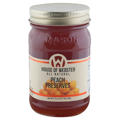Peach Preserve 17.5 oz Jar