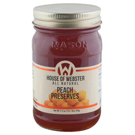 Peach Preserve 17.5 oz Jar