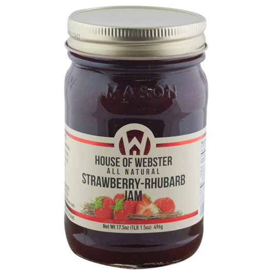 Strawberry Rhubarb Jam 17.5 oz Jar