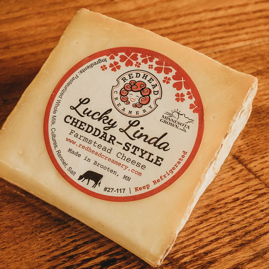 Lucky Linda Cheddar Clothbound Cheese 5 oz