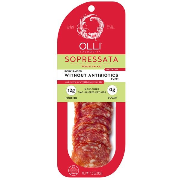 Salami Sliced Sopressata Snack 1.5 oz
