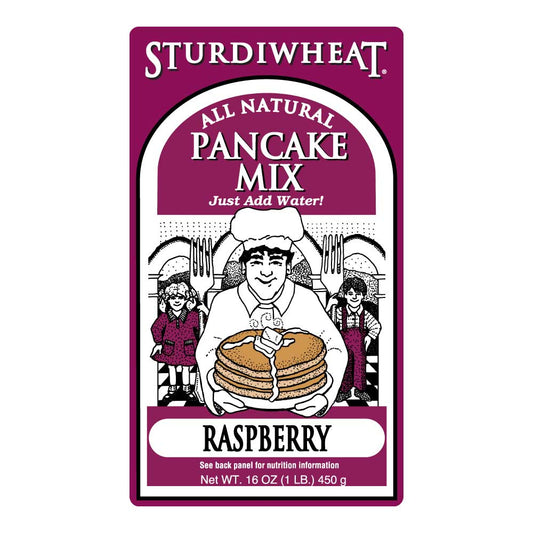 Raspberry Pancake Mix 1 lb Bag