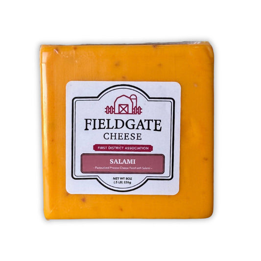 Cheese n Salami Cheese 8 oz Block