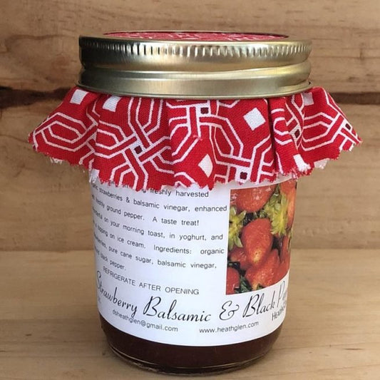Strawberry Balsamic Vinegar & Black Pepper Jam - Eichtens Cheeses, Gifts & FoodsAll Products