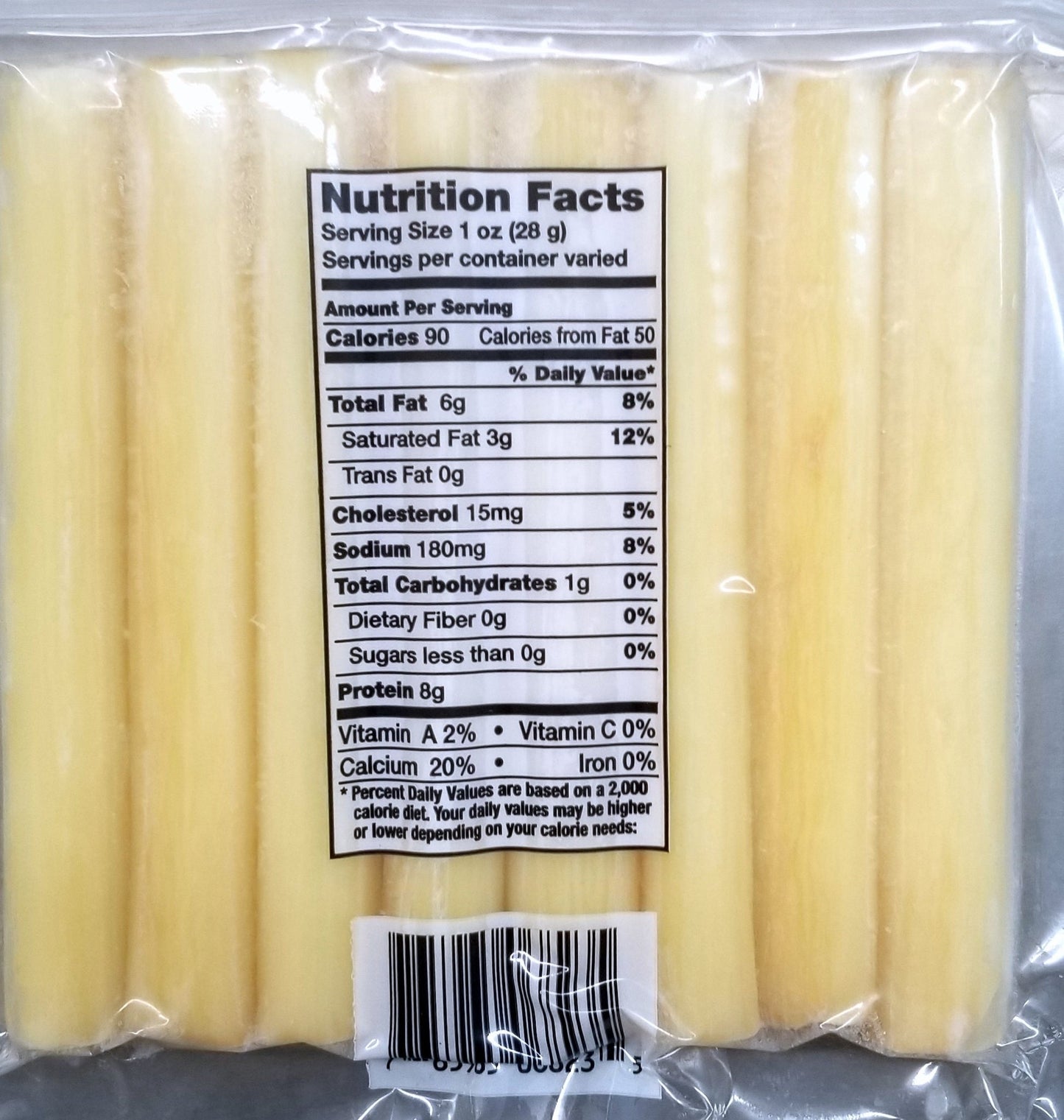 String Cheese, Plain 8 oz Package - Eichtens Cheeses, Gifts & FoodsAll Products