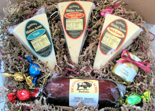 Tidbit Cheese and Sausage Gift Box - Eichtens Cheeses, Gifts & FoodsAll Products